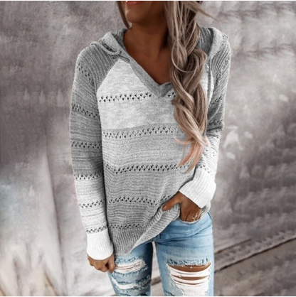 Lentestijl – Casual Dames Sweater met Lange Mouwen