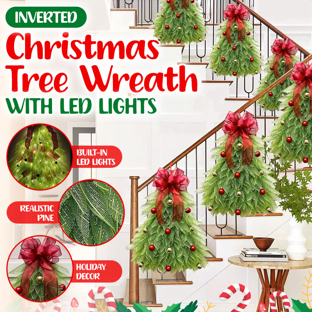 Omgekeerde Kerstboom Krans 53 cm met 40 LED-Lampen