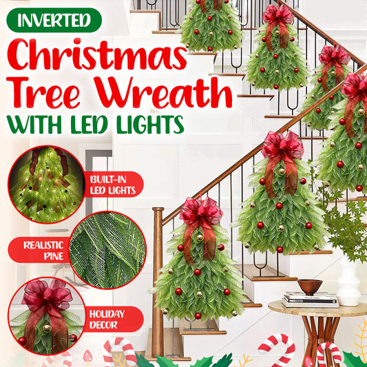 Omgekeerde Kerstboom Krans 53 cm met 40 LED-Lampen