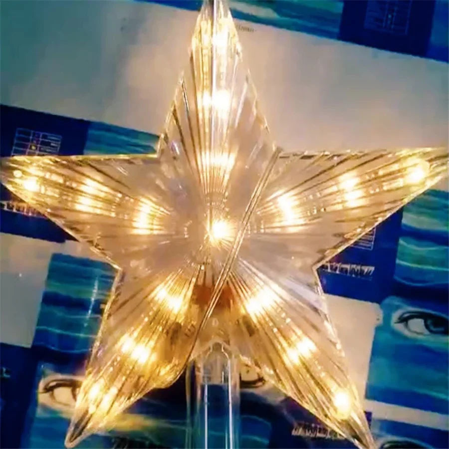 Sterrenlicht Kersttopper – LED Ster met 31 Lichtpunten voor de Boom