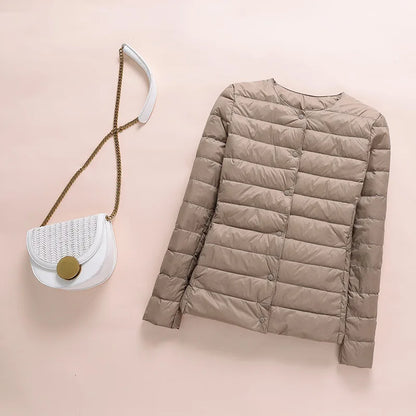 Dames Lichtgewicht Winterjas – Comfortabele Jas voor Frisse Dagen
