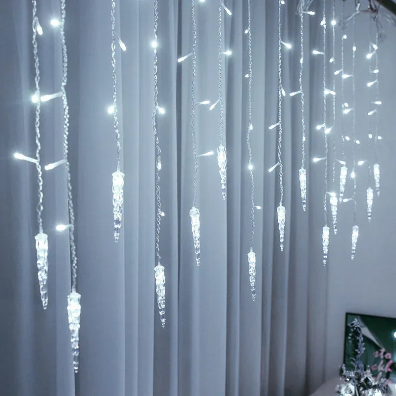 Magische LED-lampgordijn voor buitenruimtes