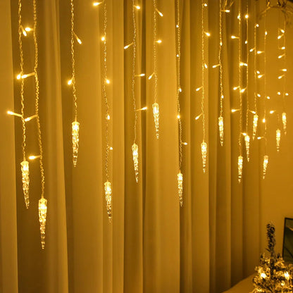 Magische LED-lampgordijn voor buitenruimtes
