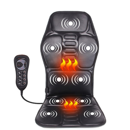 Verwarmde elektrische rugmassagekussen - Diepe verlichting voor rug, nek en schouders