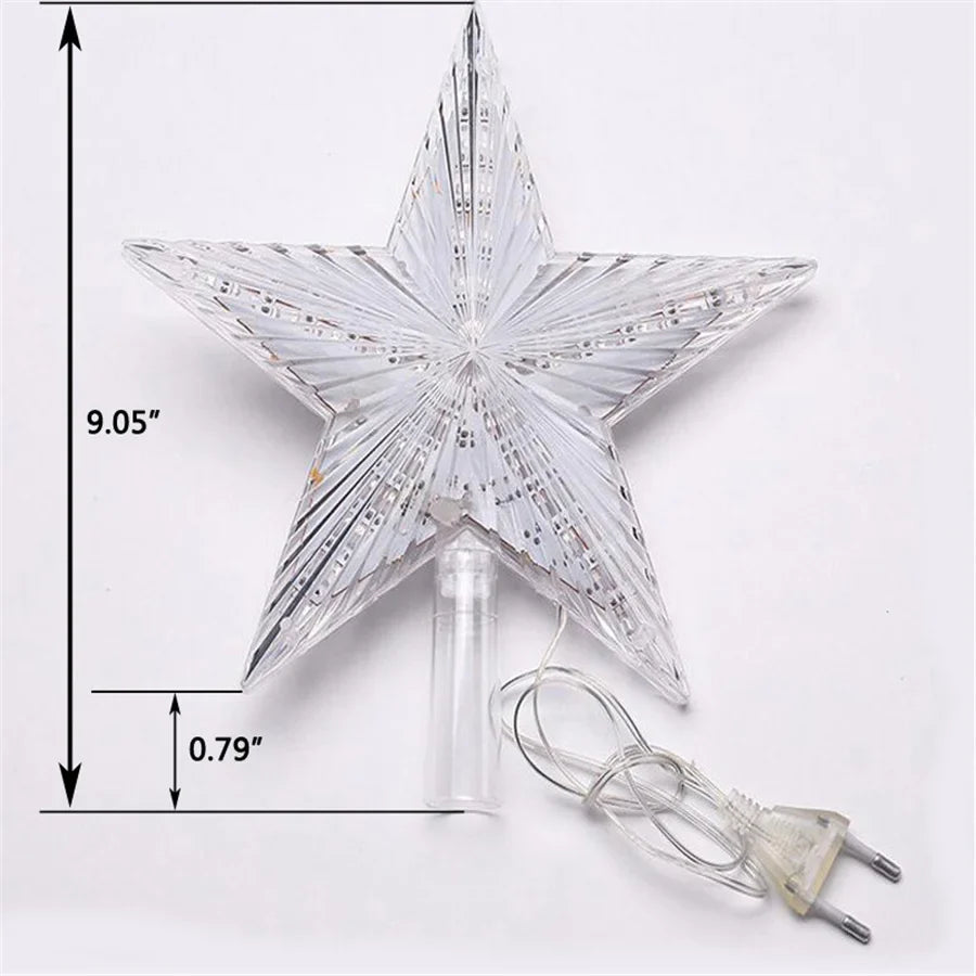 Sterrenlicht Kersttopper – LED Ster met 31 Lichtpunten voor de Boom
