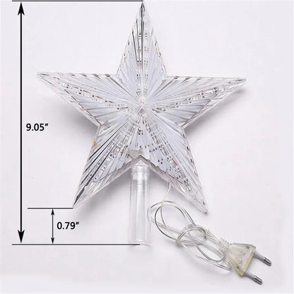 Sterrenlicht Kersttopper – LED Ster met 31 Lichtpunten voor de Boom