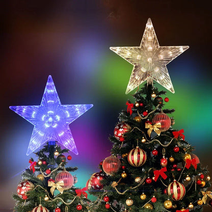 Sterrenlicht Kersttopper – LED Ster met 31 Lichtpunten voor de Boom