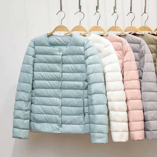 Dames Lichtgewicht Winterjas – Comfortabele Jas voor Frisse Dagen