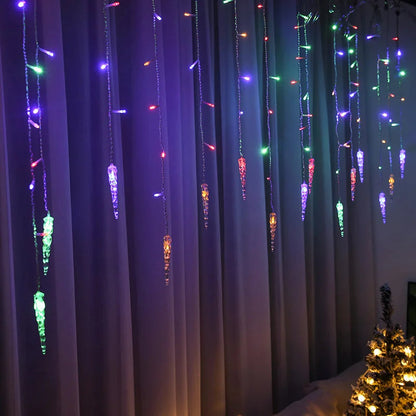Magische LED-lampgordijn voor buitenruimtes