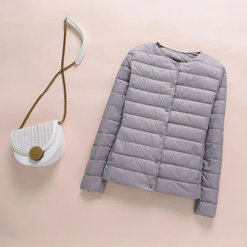 Dames Lichtgewicht Winterjas – Comfortabele Jas voor Frisse Dagen