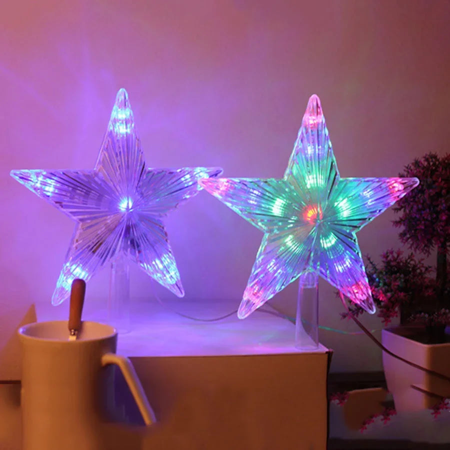 Sterrenlicht Kersttopper – LED Ster met 31 Lichtpunten voor de Boom
