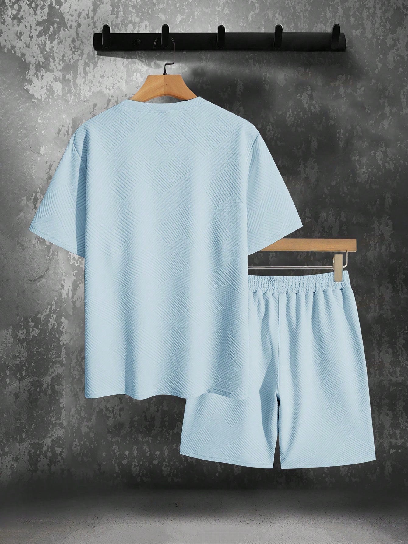 LuchtFit Heren Zomerset met Oversized T-Shirt en Sportieve Shorts