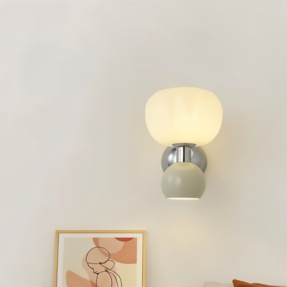 PompoenLicht LED Wandlamp met Draaiknop voor Sfeervolle Verlichting