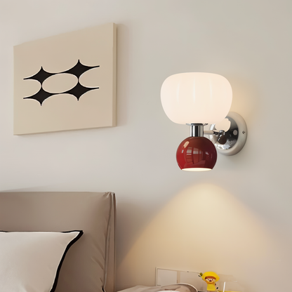 PompoenLicht LED Wandlamp met Draaiknop voor Sfeervolle Verlichting