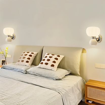 PompoenLicht LED Wandlamp met Draaiknop voor Sfeervolle Verlichting