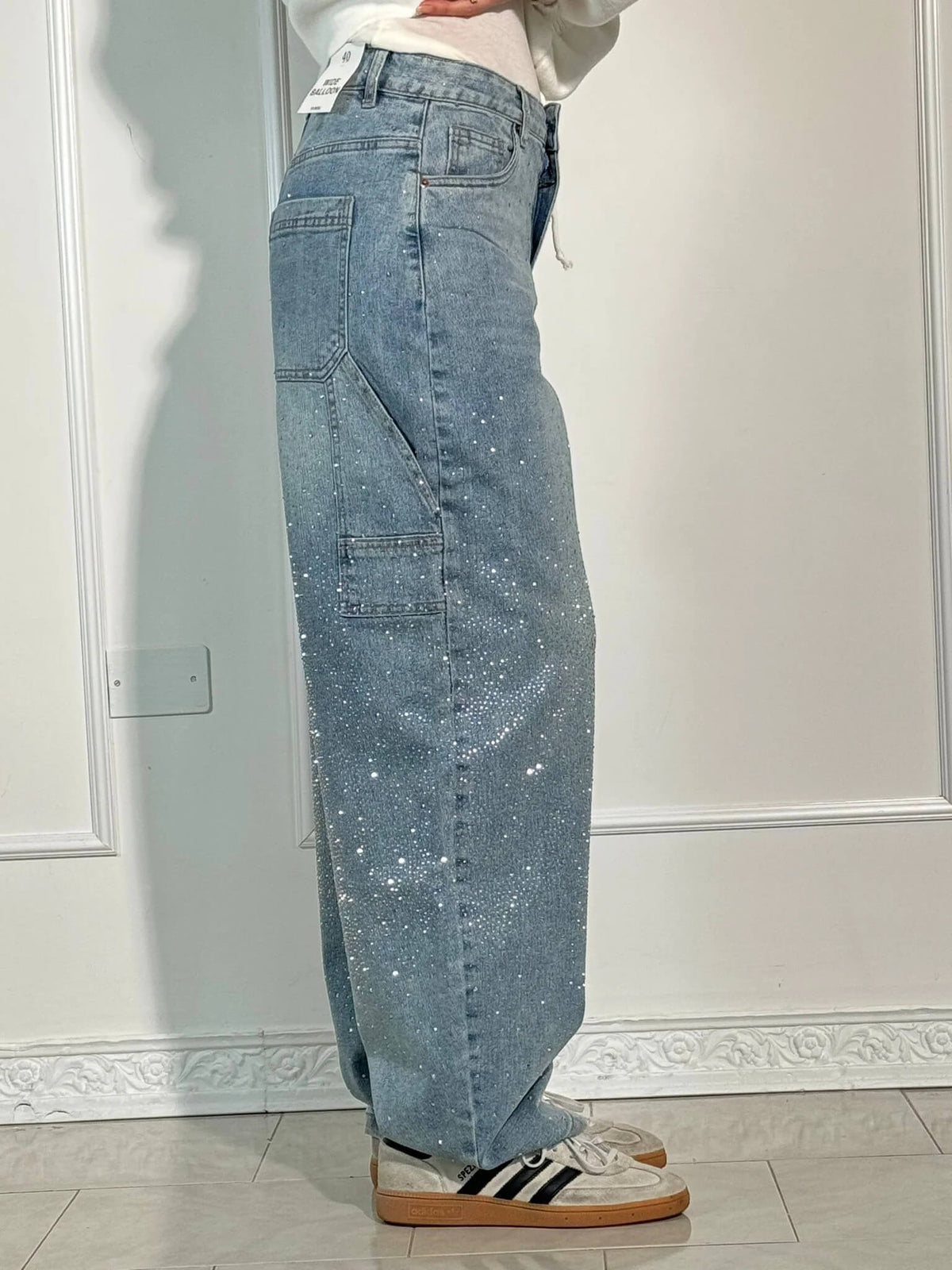 Jasmijn Dames Wijde Spijkerbroek – Loose Fit Jeans met Comfortabele Pasvorm