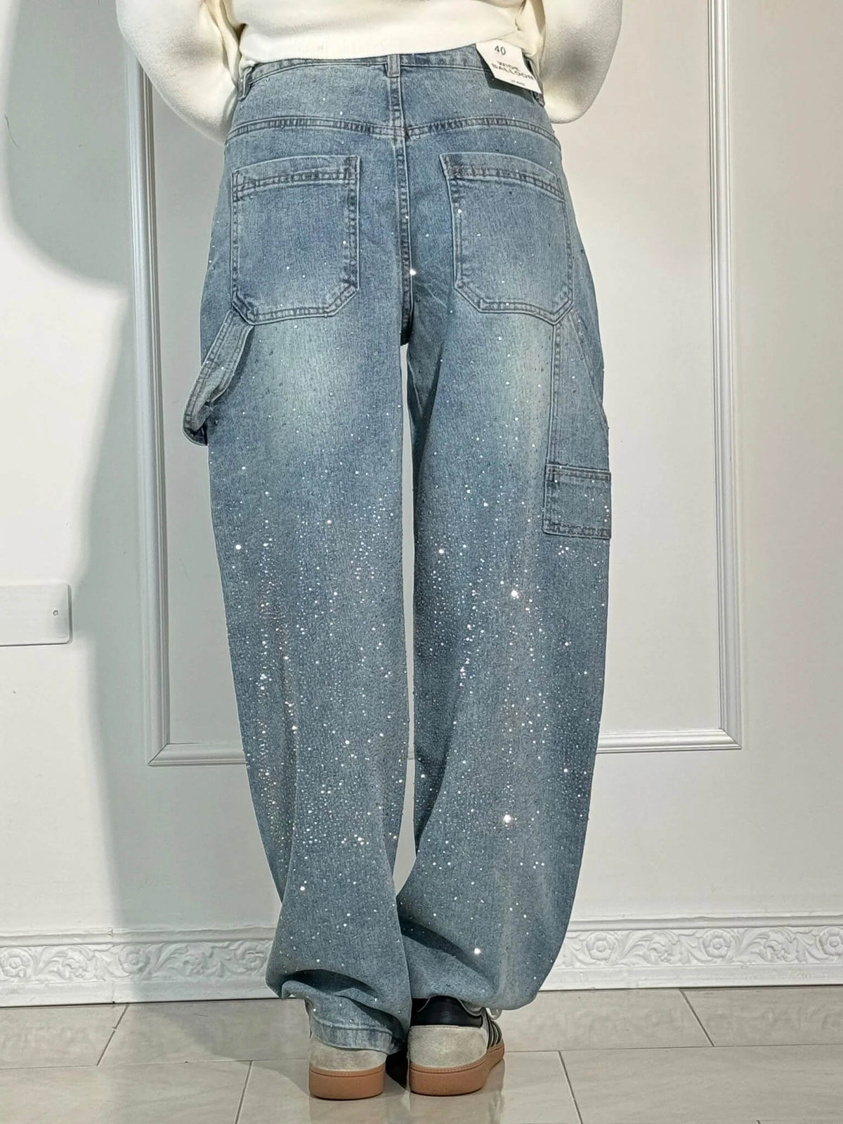 Jasmijn Dames Wijde Spijkerbroek – Loose Fit Jeans met Comfortabele Pasvorm