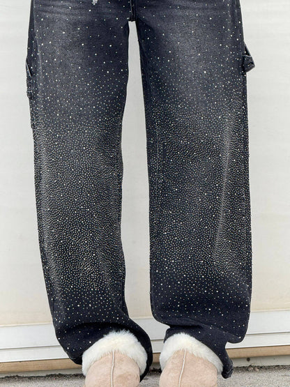 Jasmijn Dames Wijde Spijkerbroek – Loose Fit Jeans met Comfortabele Pasvorm