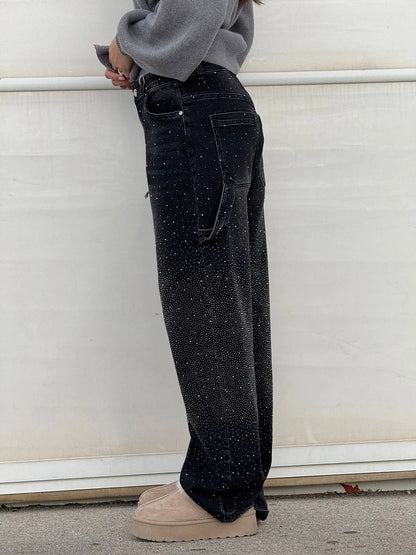 Jasmijn Dames Wijde Spijkerbroek – Loose Fit Jeans met Comfortabele Pasvorm