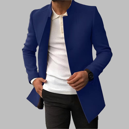 Moderne Herenblazer Zonder Knopen – Elegant & Veelzijdig
