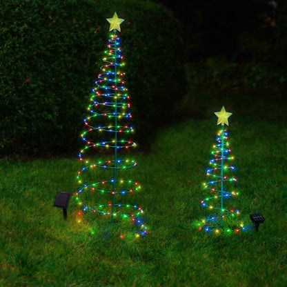 Solar LED Kerstboom 50 cm – Draadloze Tuinverlichting op Zonne-energie