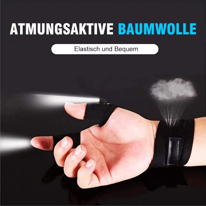 LED-handschoenen met Twee Lampjes voor Klussen en Buitenactiviteiten
