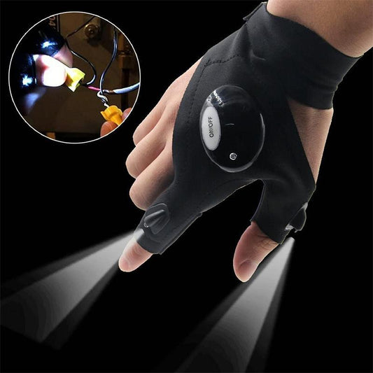 LED-Handschoenen Lichtvinger met Ingebouwde Verlichting voor Klussen