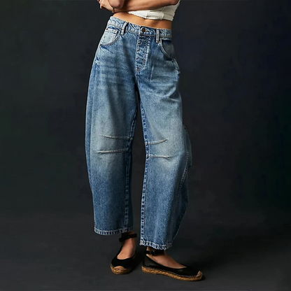 Aurora Wijde Jeans – Dames baggy broek met comfortabele pasvorm