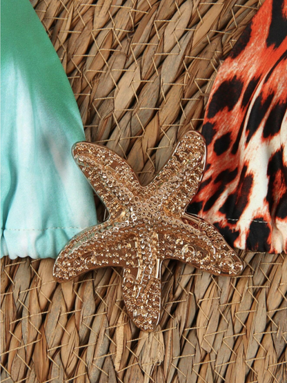 Maréa Dames Bikini Set met Tropische Print en Strandbroek