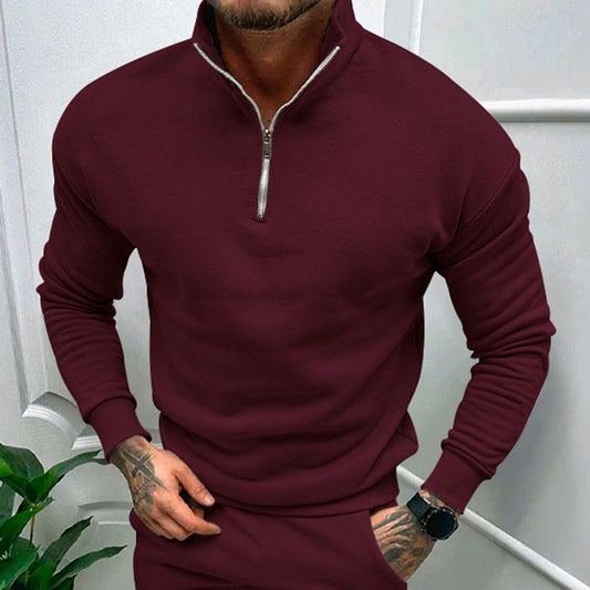 Luxe Heren Half-Zip Trui – Zacht, Modern en Veelzijdig