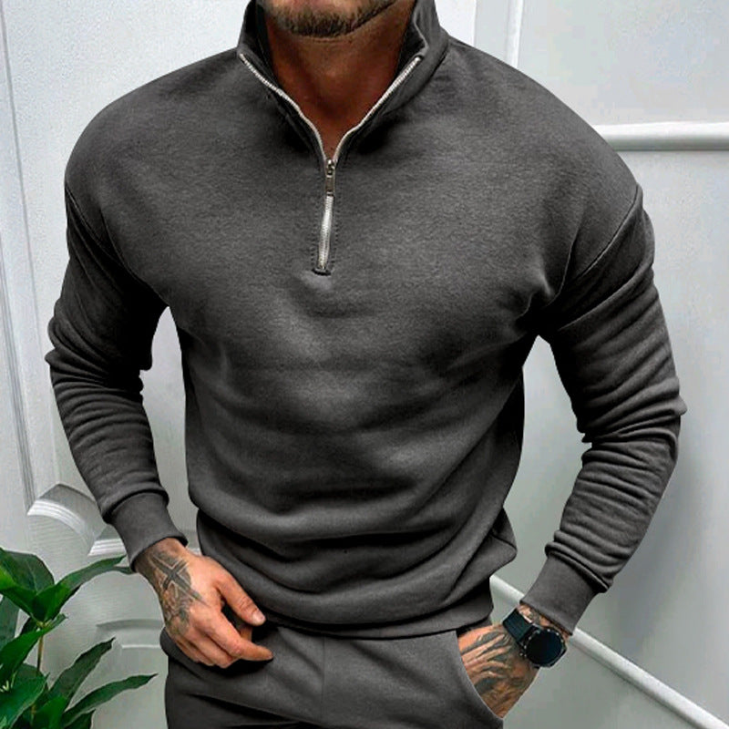 Luxe Heren Half-Zip Trui – Zacht, Modern en Veelzijdig