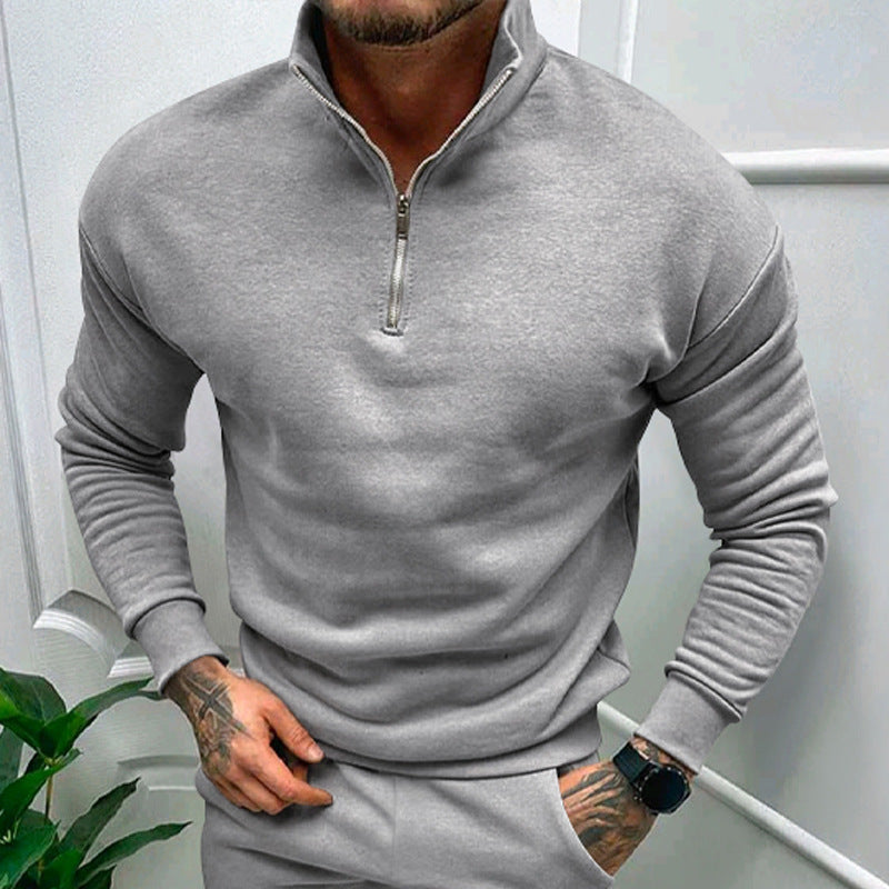 Luxe Heren Half-Zip Trui – Zacht, Modern en Veelzijdig