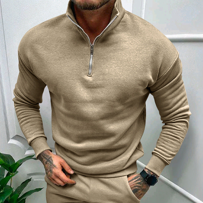 Luxe Heren Half-Zip Trui – Zacht, Modern en Veelzijdig
