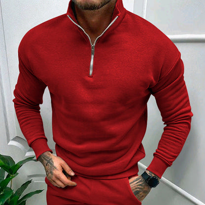 Luxe Heren Half-Zip Trui – Zacht, Modern en Veelzijdig