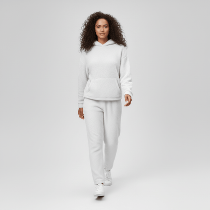 Evi Dames Loungewear Set met Hoodie, Capuchon en Broek