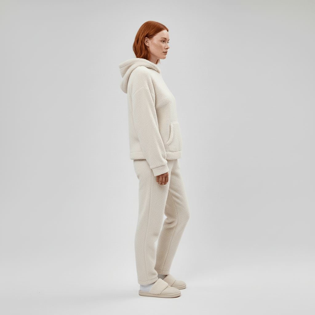 Evi Dames Loungewear Set met Hoodie, Capuchon en Broek