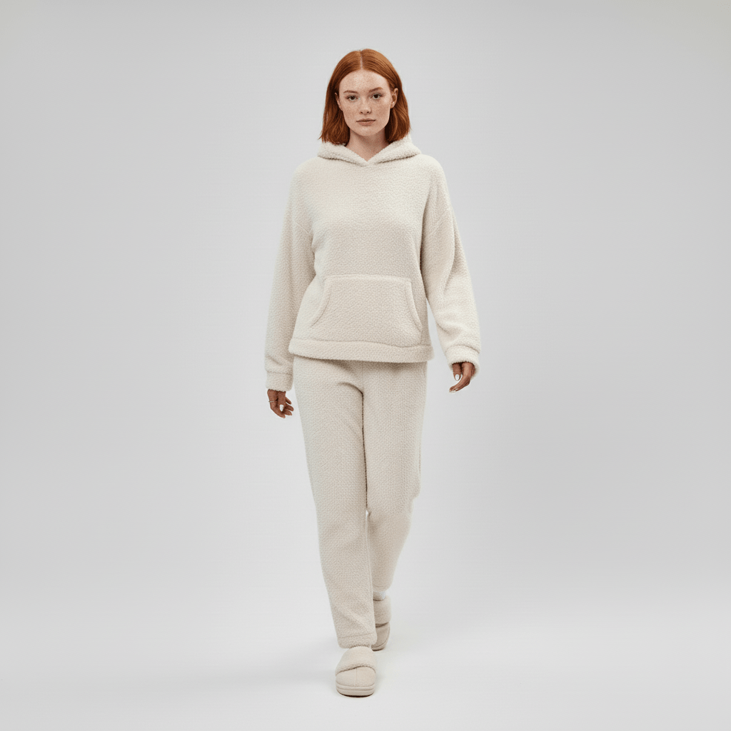 Evi Dames Loungewear Set met Hoodie, Capuchon en Broek