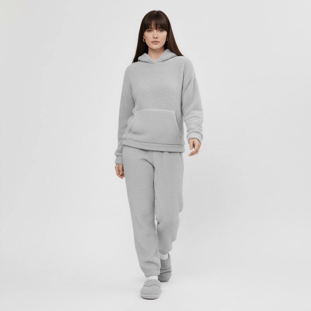 Evi Dames Loungewear Set met Hoodie, Capuchon en Broek