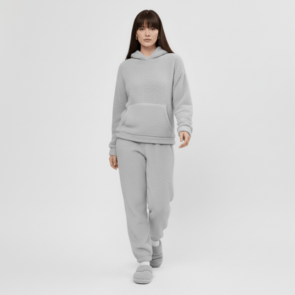 Evi Dames Loungewear Set met Hoodie, Capuchon en Broek