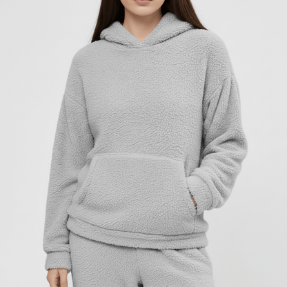 Evi Dames Loungewear Set met Hoodie, Capuchon en Broek