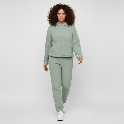 Evi Dames Loungewear Set met Hoodie, Capuchon en Broek