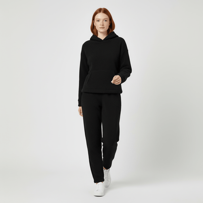 Evi Dames Loungewear Set met Hoodie, Capuchon en Broek
