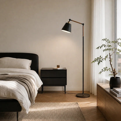 Nordlume Scandinavische vloerlamp – verstelbare staande lamp voor thuis