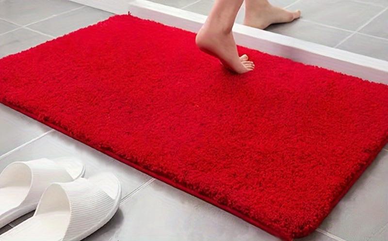 LuxaMat Zachte Gewatteerde Badmat – Luxe Comfort met Antislip Achterkant
