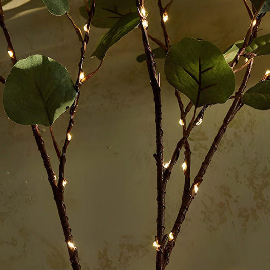 BloesemGloed Eucalyptus LED Takverlichting met Warm Licht