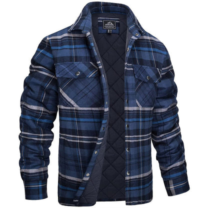 Nordveld Heren Winterjas Sherpa Gevoerd Geruit Outdoor