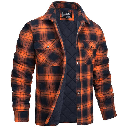 Nordveld Heren Winterjas Sherpa Gevoerd Geruit Outdoor