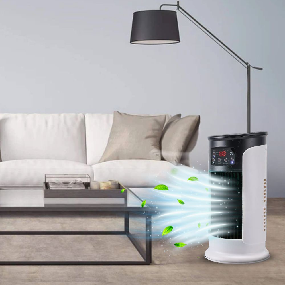 FrisWind 5-in-1 Draagbare Luchtkoeler Met Bevochtiging en Timer