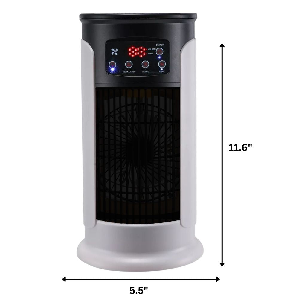 FrisWind 5-in-1 Draagbare Luchtkoeler Met Bevochtiging en Timer