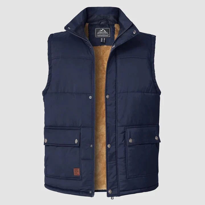 Gewatteerde Buitenbodywarmer Norvik met Zakken